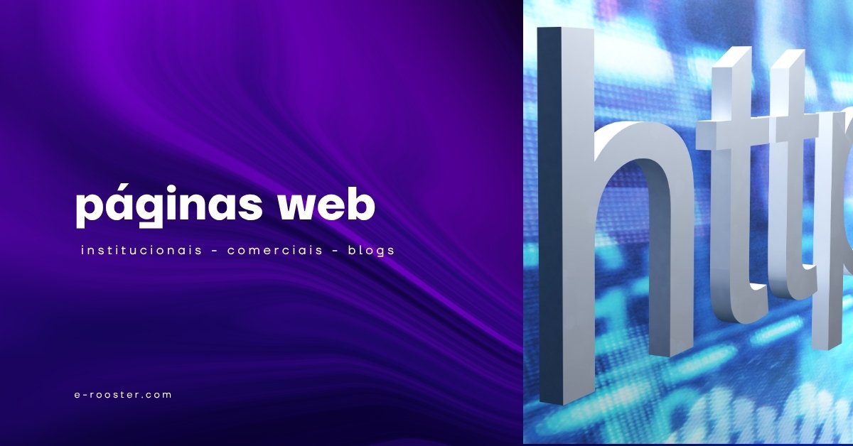 Páginas web institucionais, comerciais e blogs — e-rooster.com